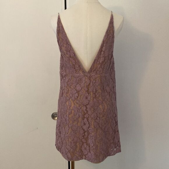 Free People Dangerous Love Lace Mini Dress Size 8 - Picture 8 of 15